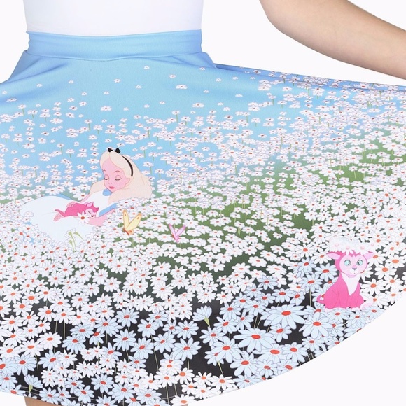 Blackmilk Dresses & Skirts - Blackmilk Disney ALICE AMONG THE FLOWERS skirt L